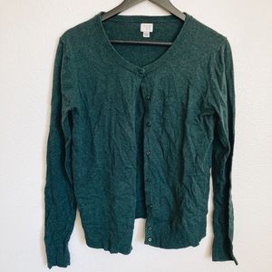 buttoned cardigan